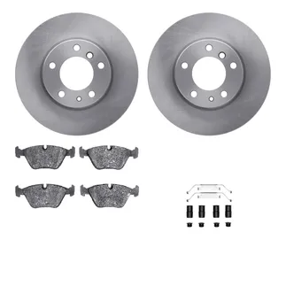 R1 Concepts WFWH1-31020 E- Line Series Brake Rotor W/ Ceramic Brake Pads & Hdw